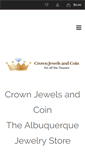 Mobile Screenshot of crownjewelsandcoin.com